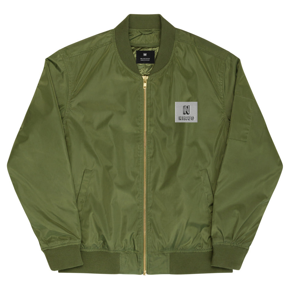 Premium recycled material bomber jacket Johnny